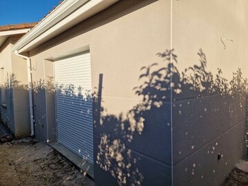 Réfection de façade finition grattée 