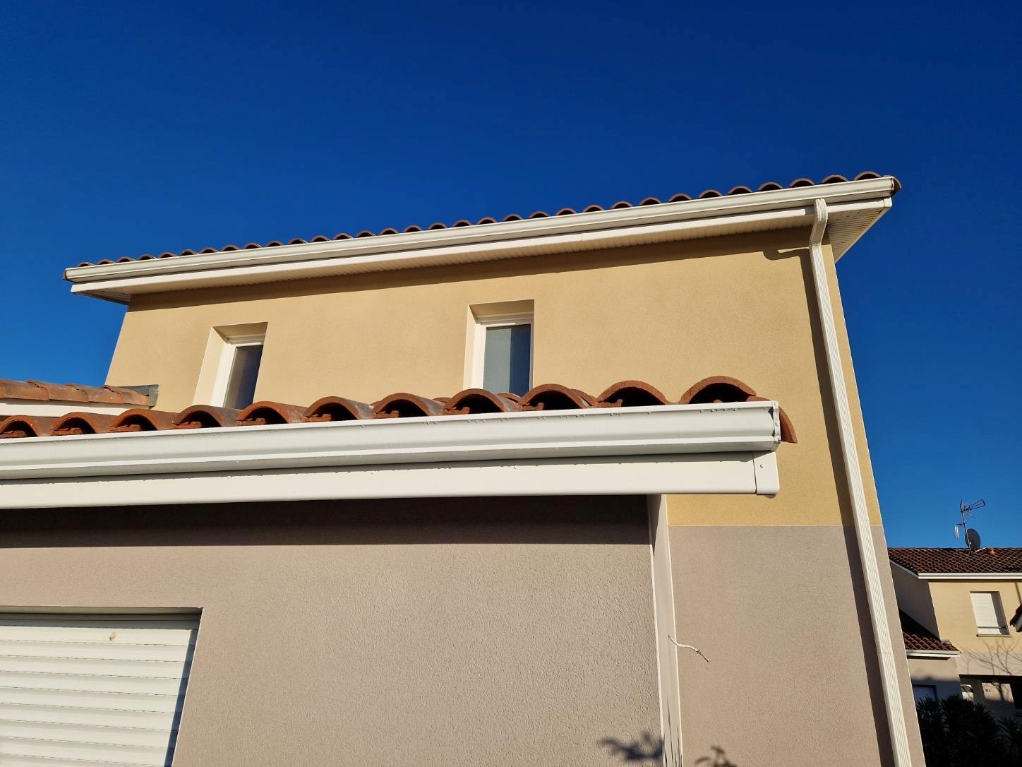 Réfection de façade finition grattée