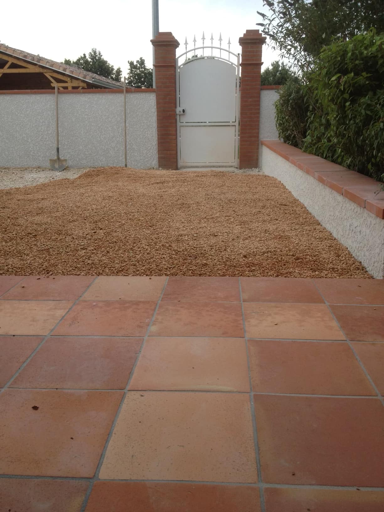 Chantier sur la commune de LE FAUGA